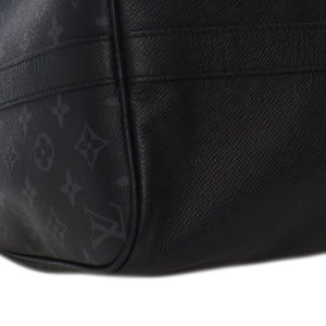 Louis Vuitton Keepall 50 Bandoulière Black Taigarama