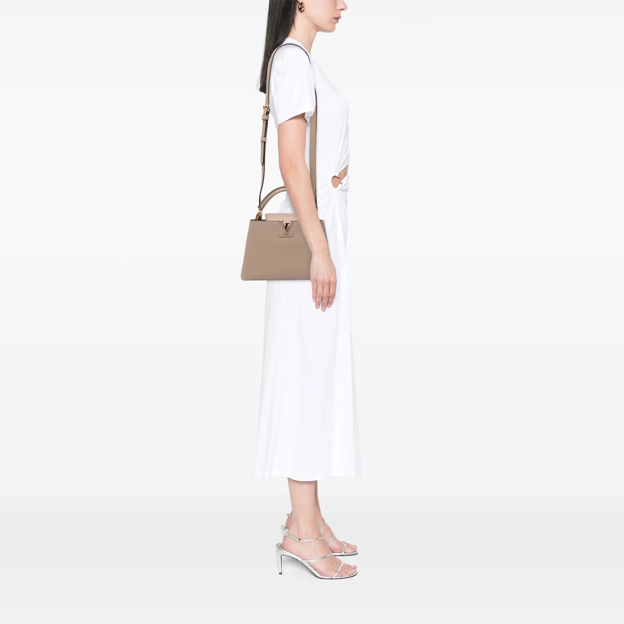 Louis Vuitton Capucines BB Light Brown Taurillon Gold