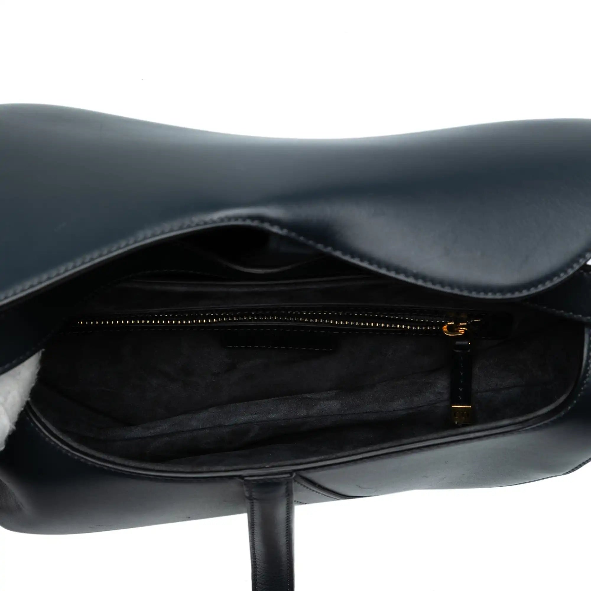 Dior Saddle Bag Medium Black Grained Calfskin