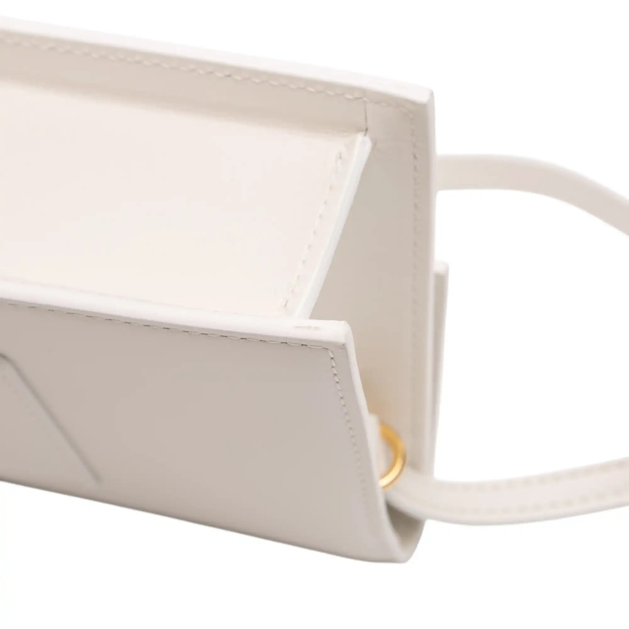 Jacquemus Le Bambino Long White Leather