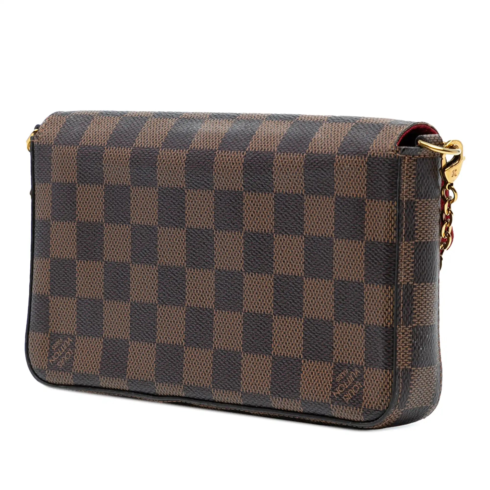 Louis Vuitton Pochette Félicie Damier Ebene Canvas
