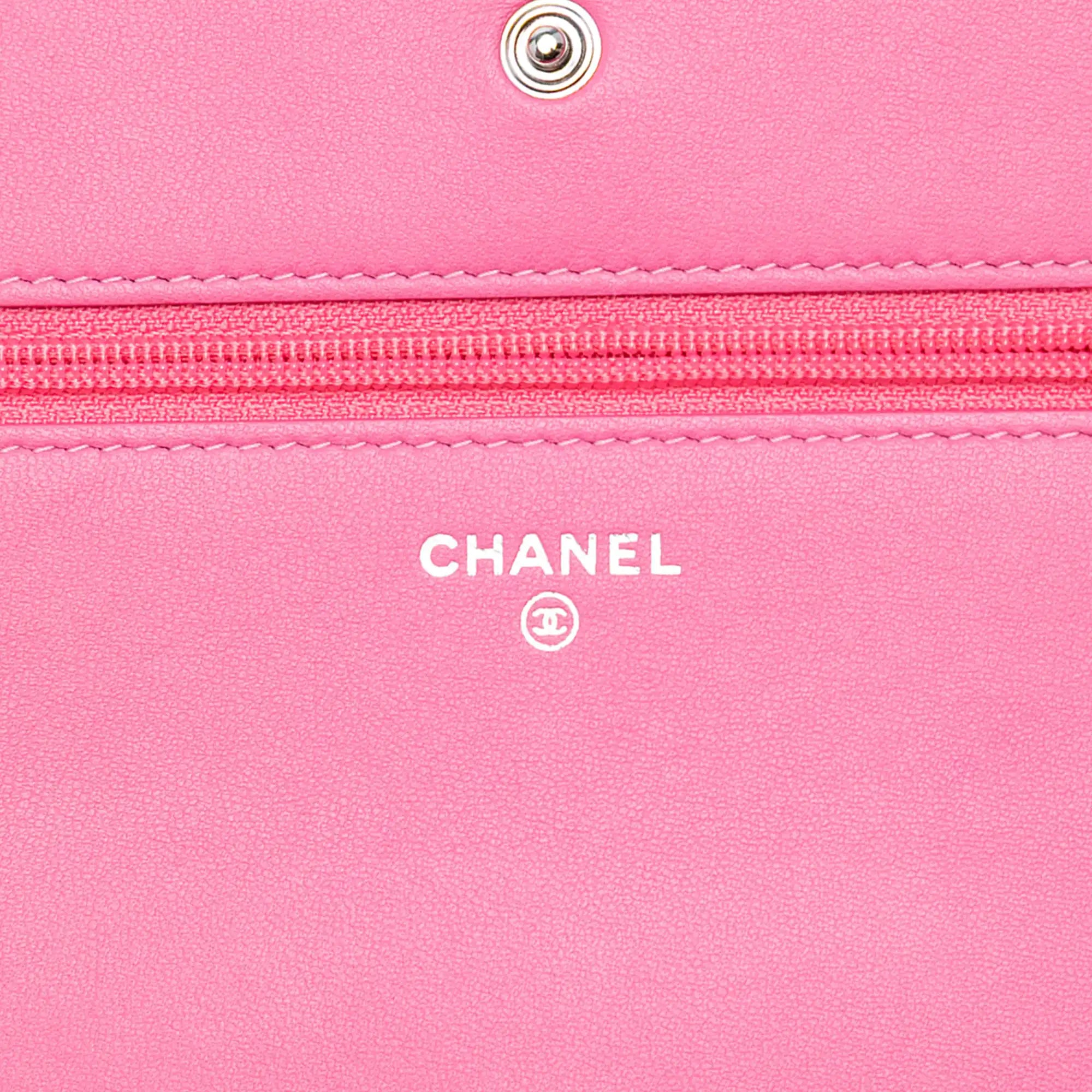 Chanel WoC Pink Ombre Lambskin Silver