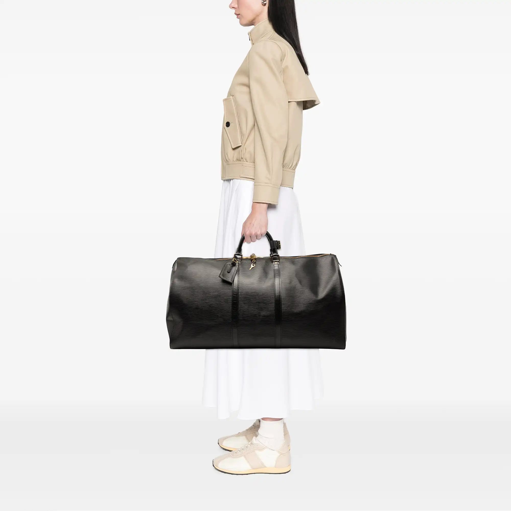 Louis Vuitton Keepall 60 Black Epi