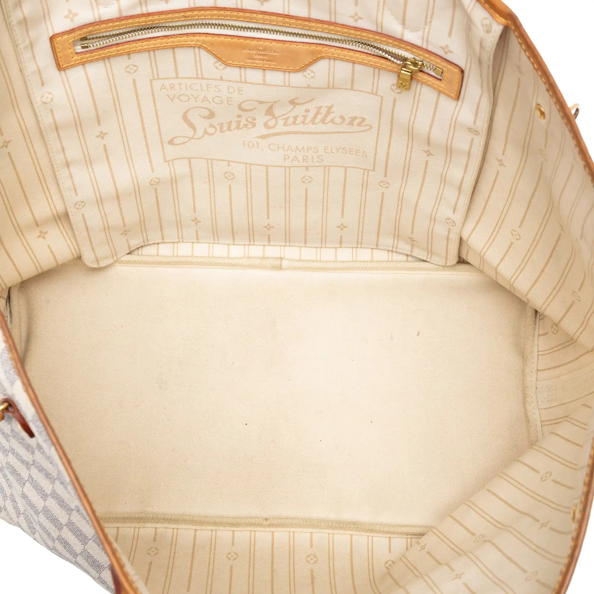 Louis Vuitton Neverfull GM Damier Azur Canvas