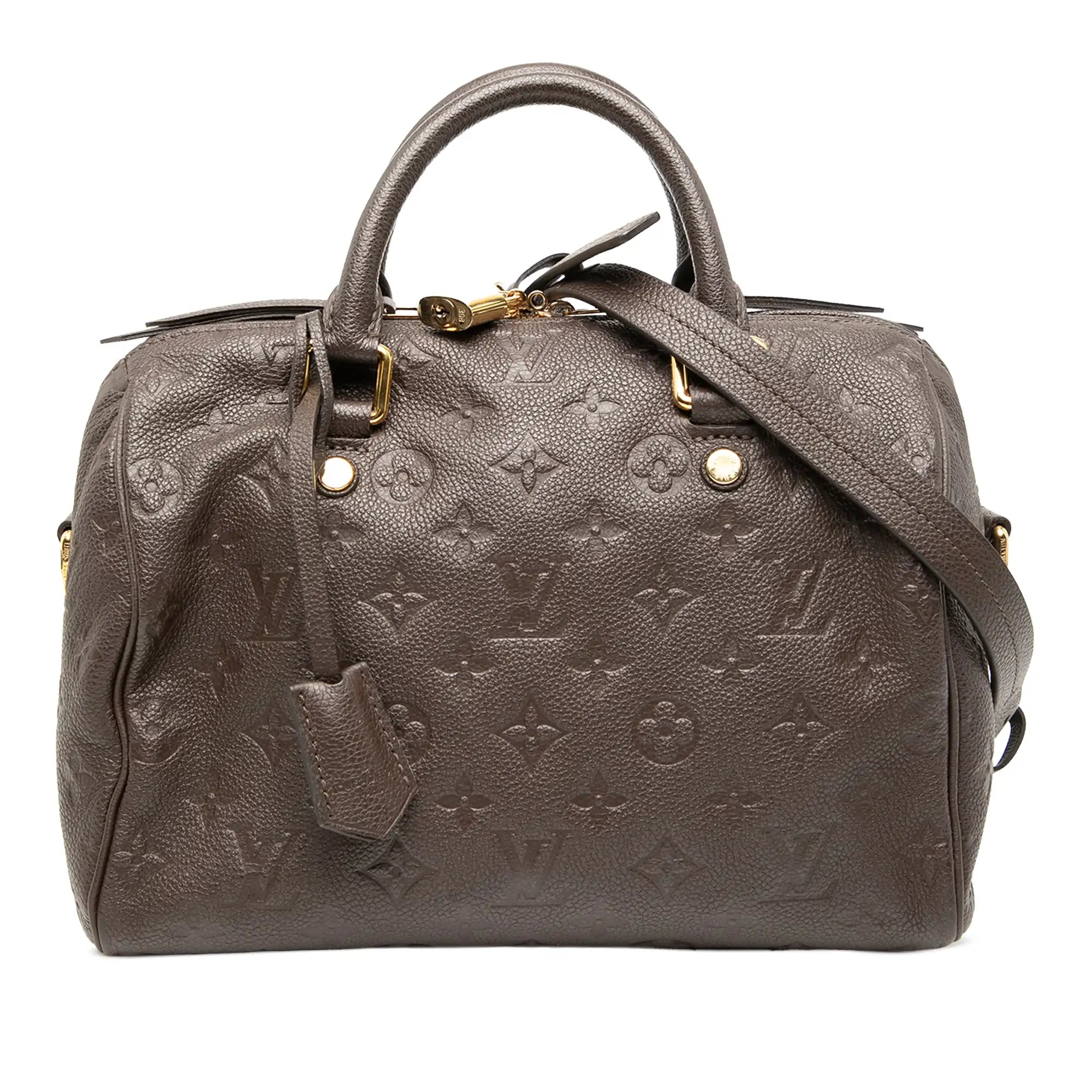 Louis Vuitton Speedy 25 Bandoulière Brown Monogram Empreinte