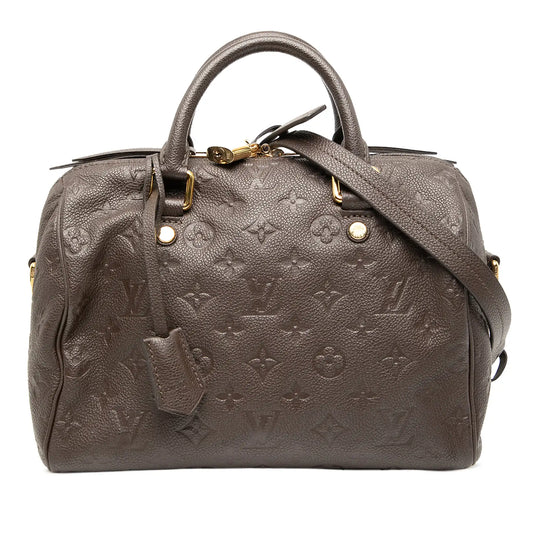 Louis Vuitton Speedy 25 Bandoulière Brown Monogram Empreinte