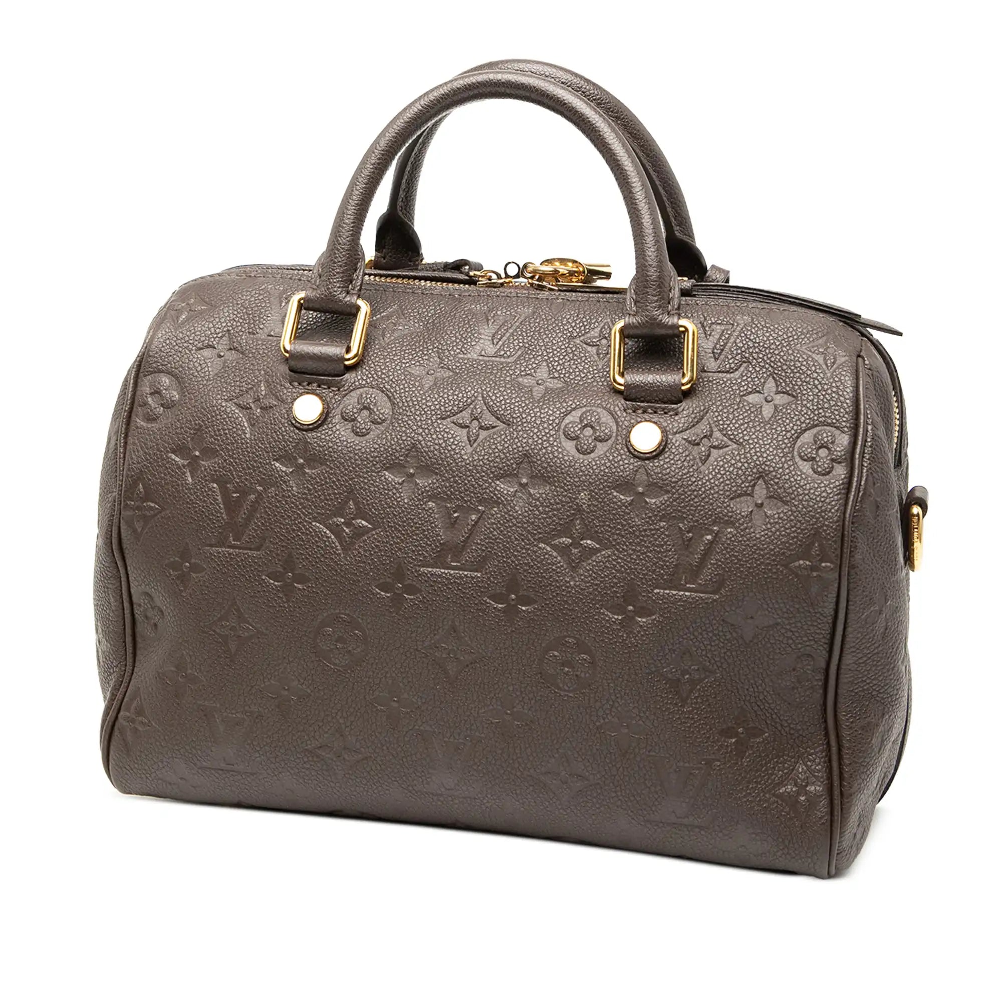 Louis Vuitton Speedy 25 Bandoulière Brown Monogram Empreinte