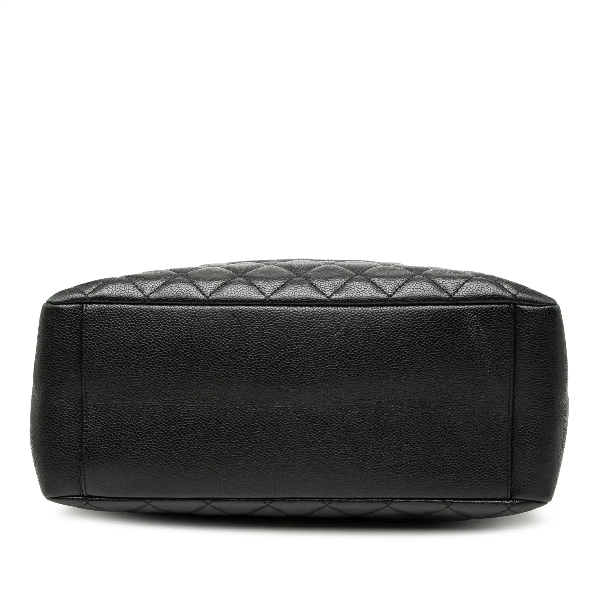 Chanel GST Black Caviar Gold