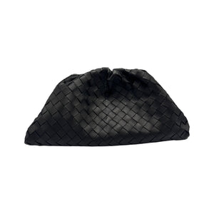 Bottega Veneta The Pouch Clutch Black Intrecciato