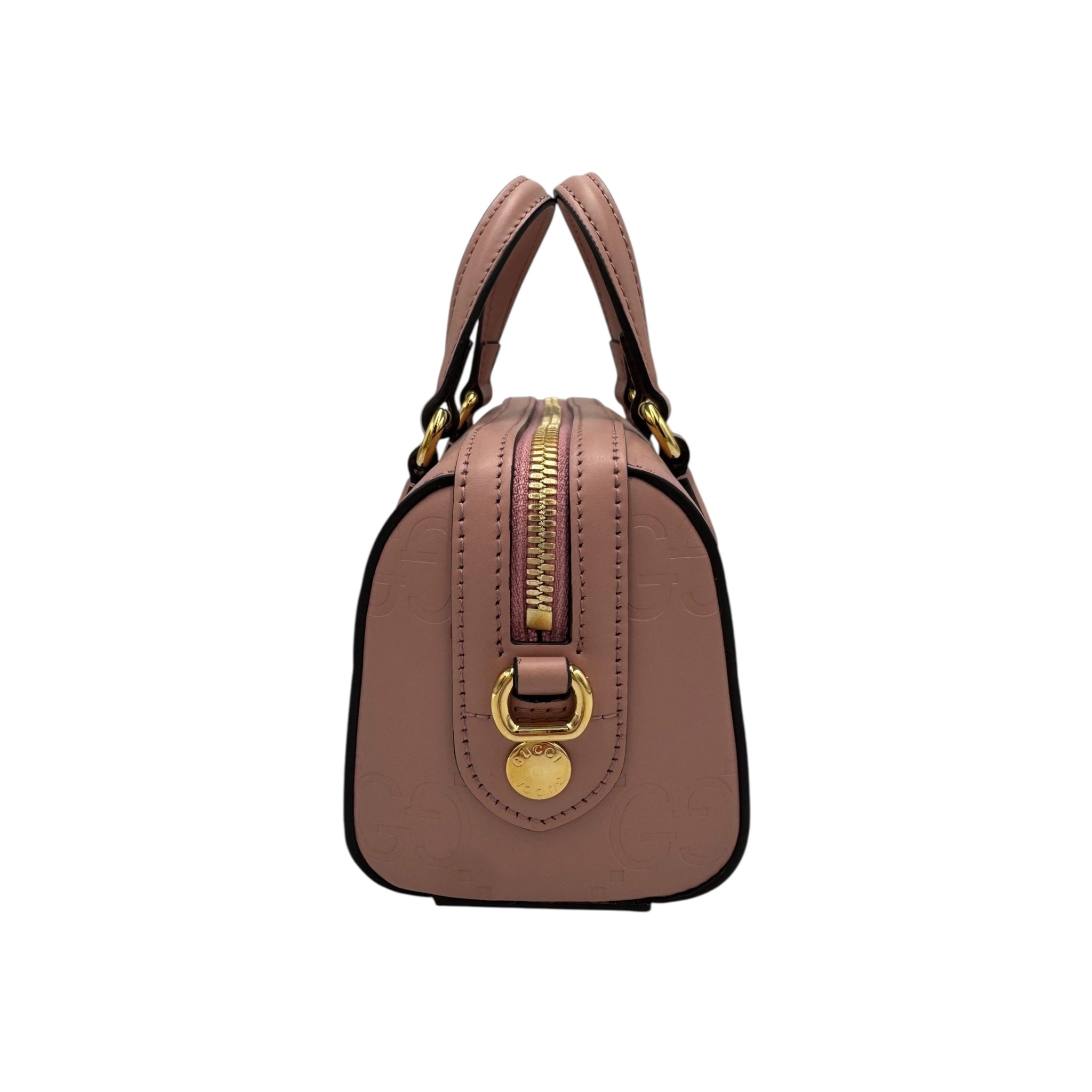 Gucci Boston Bag Mini Blooms GG Supreme Canvas