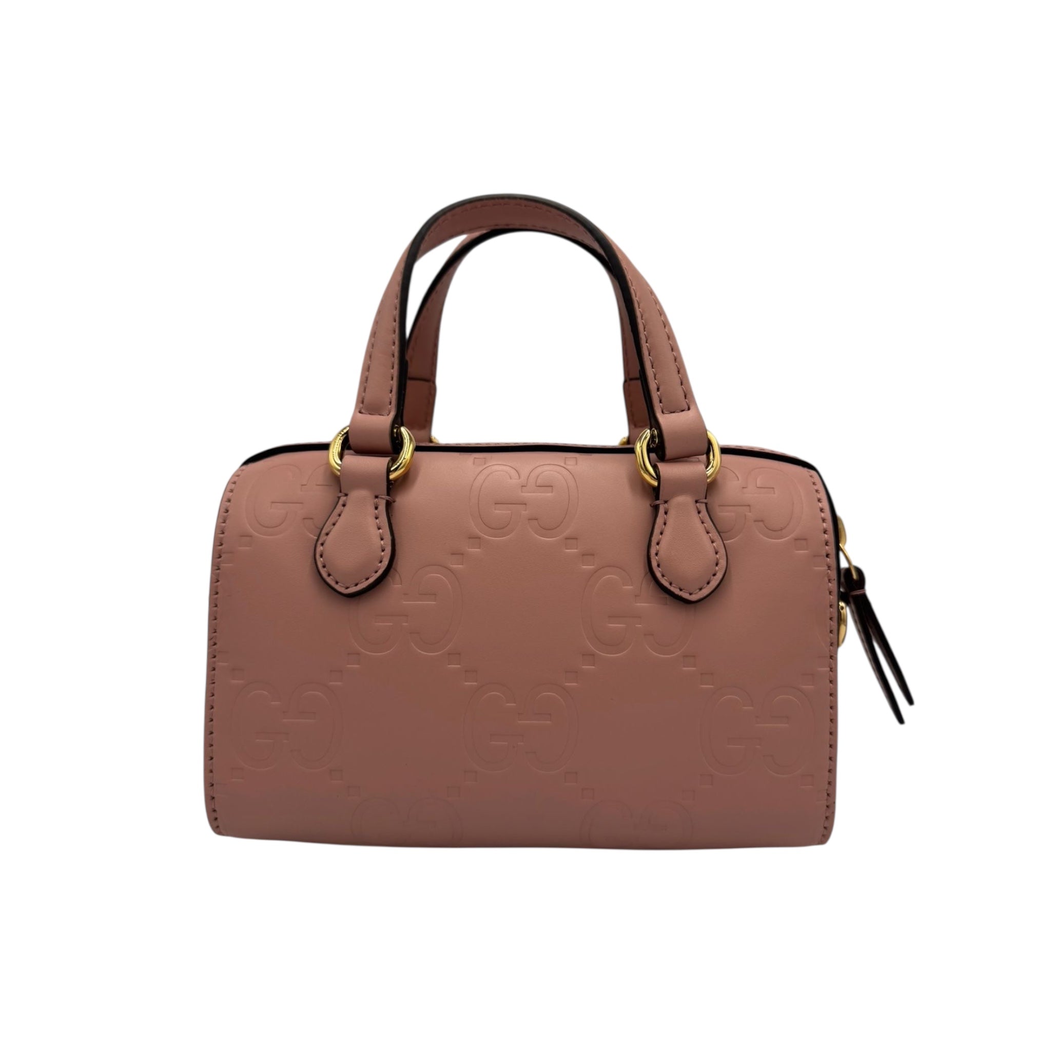 Gucci Boston Bag Mini Blooms GG Supreme Canvas