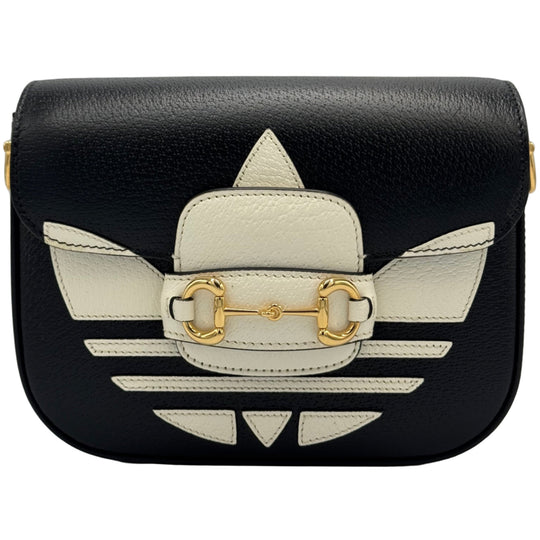 Gucci x Adidas Handbag Mini Brown Canvas