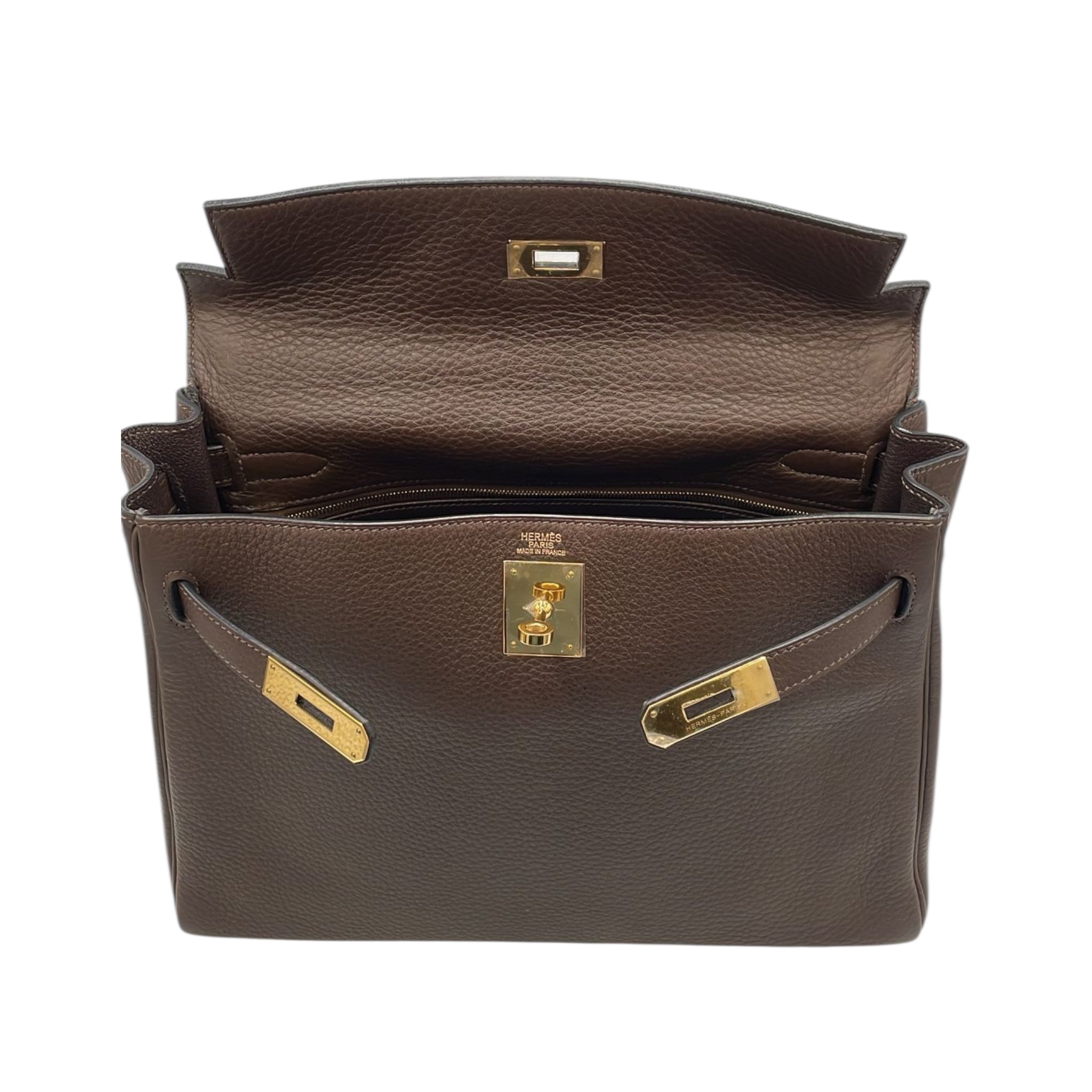 Hermès Kelly 30 Brown Togo Gold