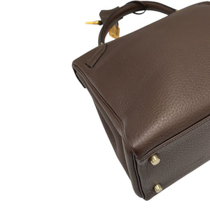Hermès Kelly 30 Brown Togo Gold