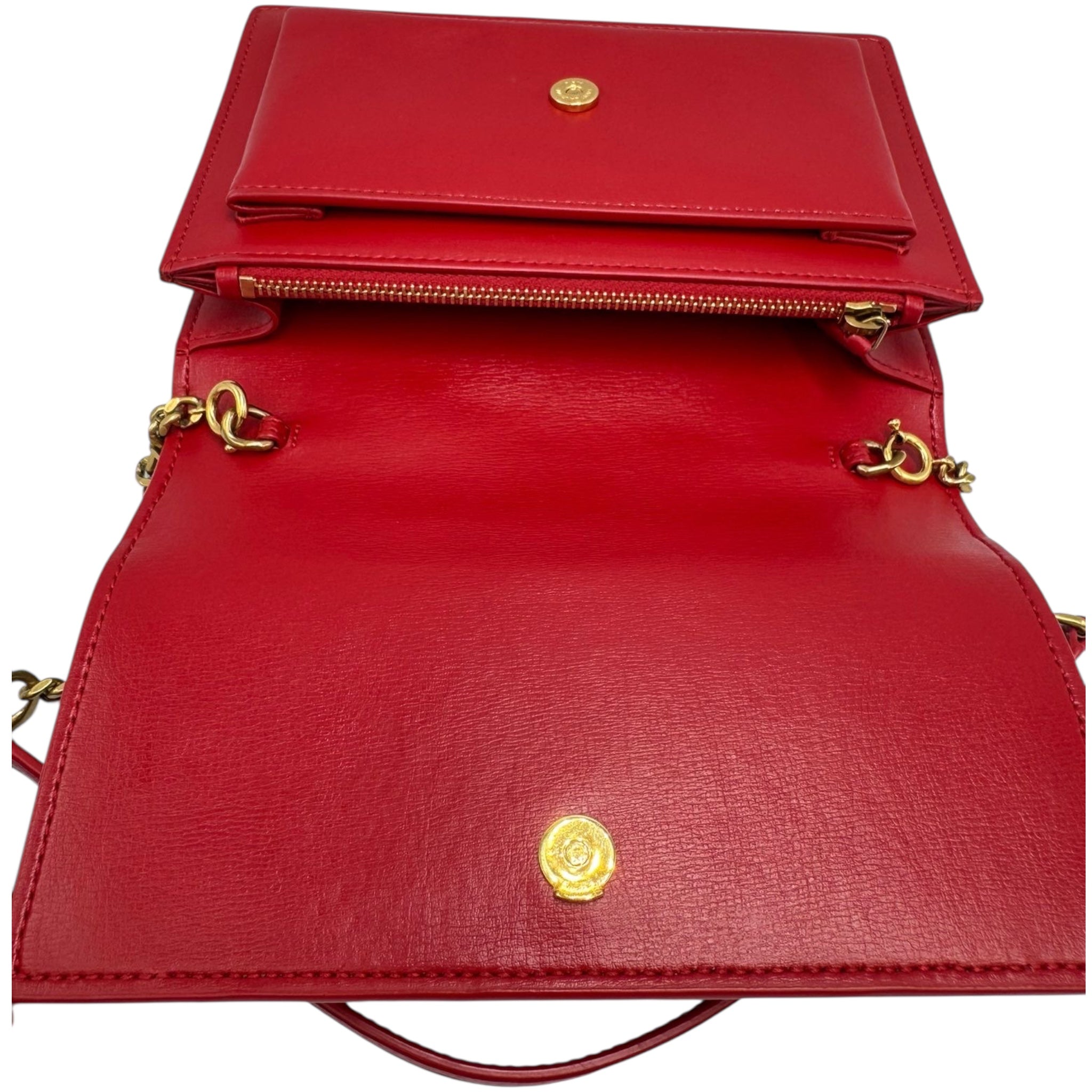 Yves Saint Laurent Kate Small Red Calfskin