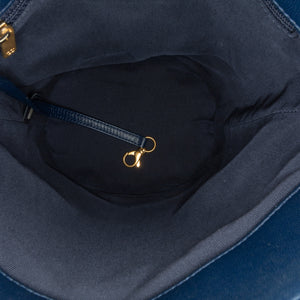 Chanel In the Loop Backpack Blue Calfskin Gold