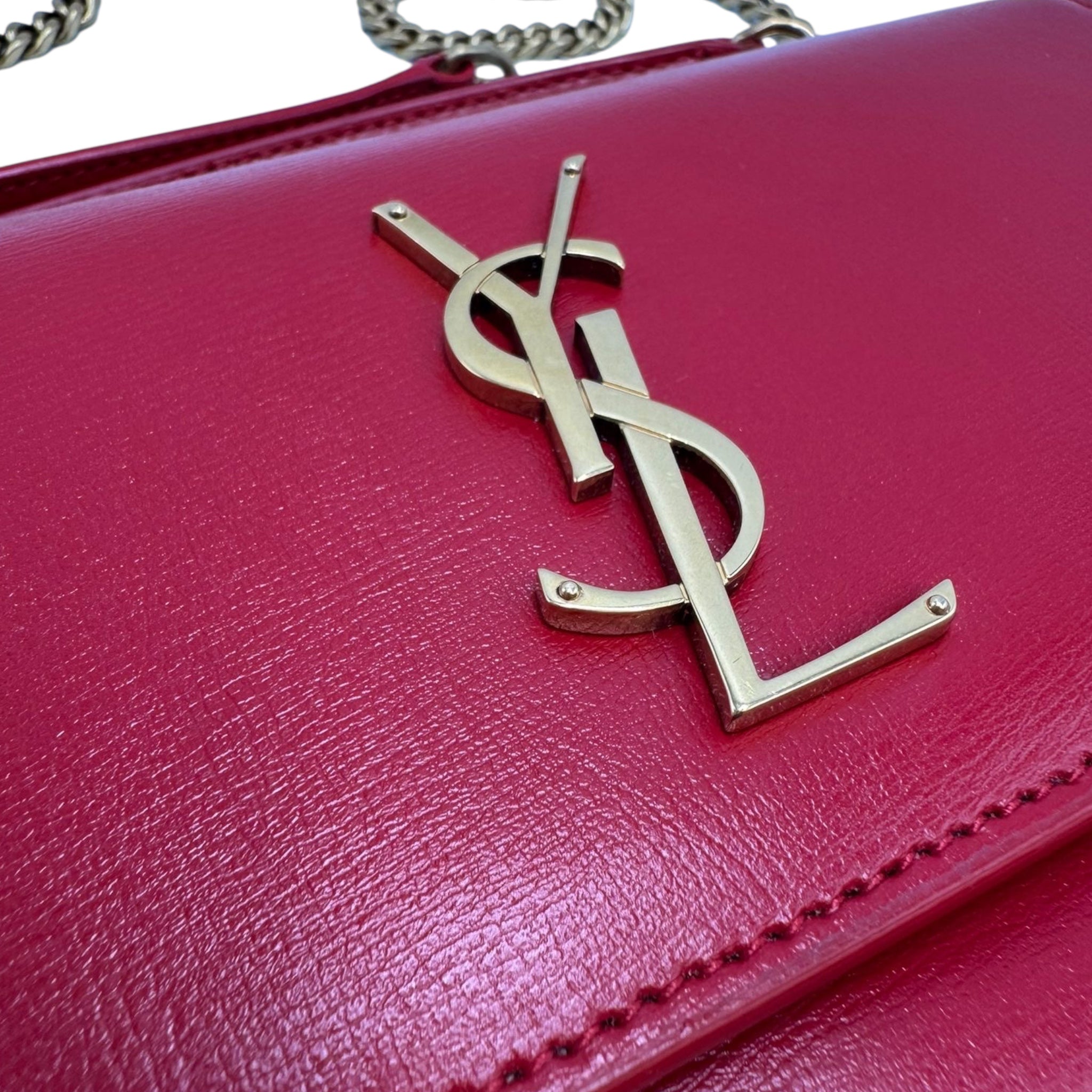 Yves Saint Laurent Kate Small Red Calfskin