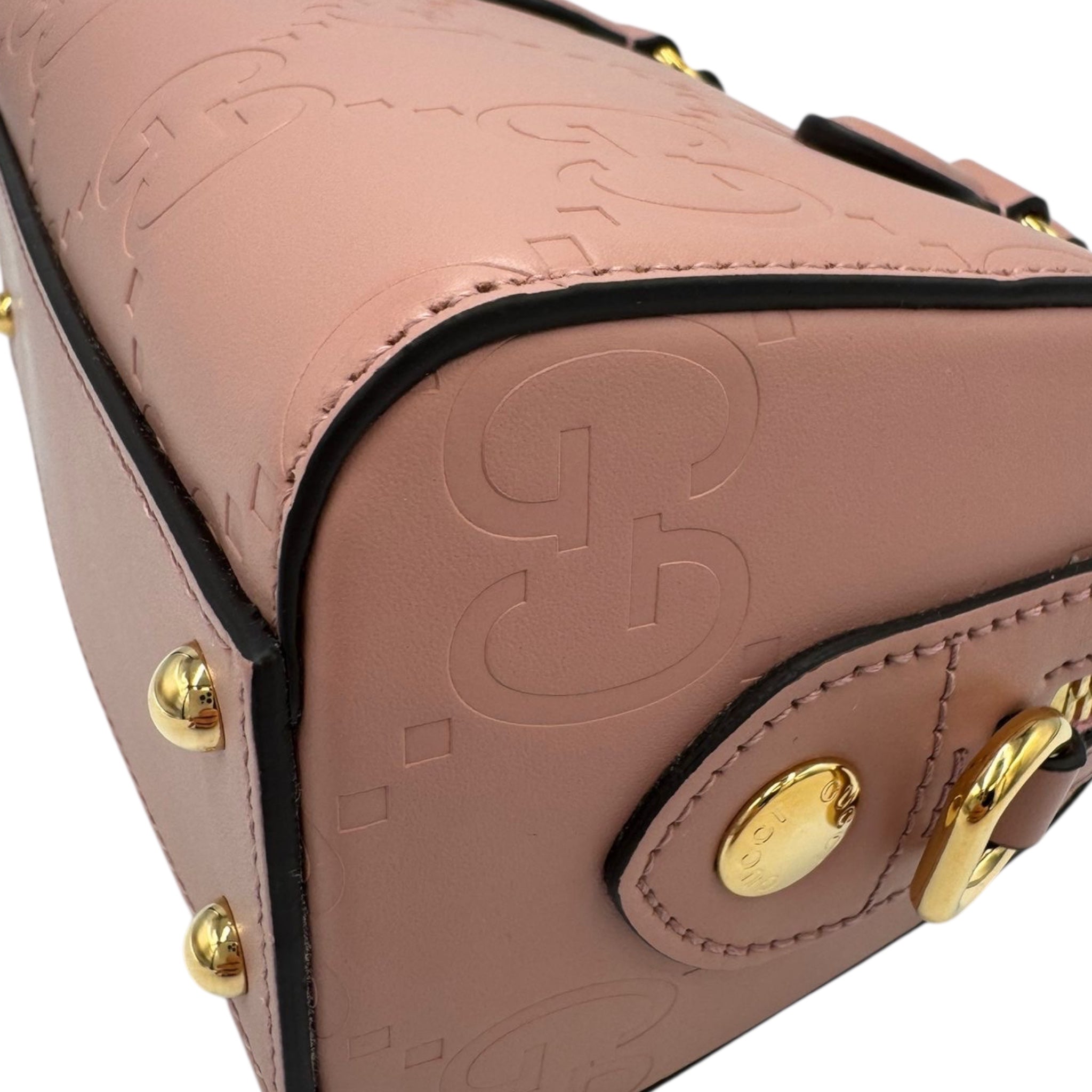 Gucci Boston Bag Mini Blooms GG Supreme Canvas