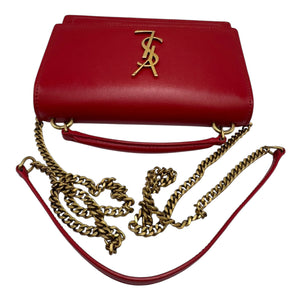 Yves Saint Laurent Kate Small Red Calfskin