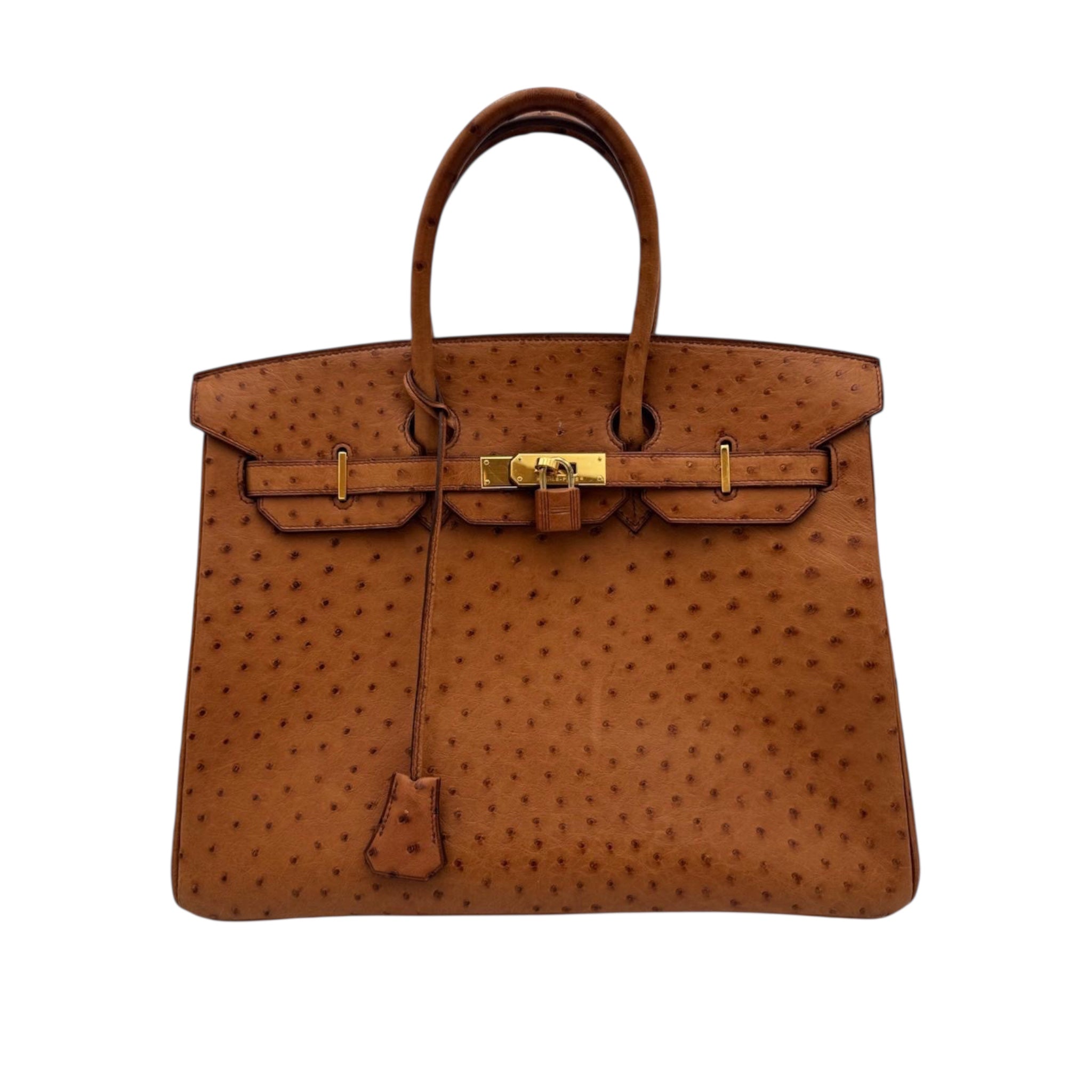 Hermès Birkin 30 Olive Vert Ostrich Palladium