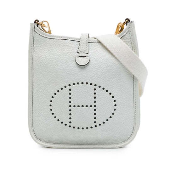 Hermès Evelyne I 16 Blue Clemence Calfskin