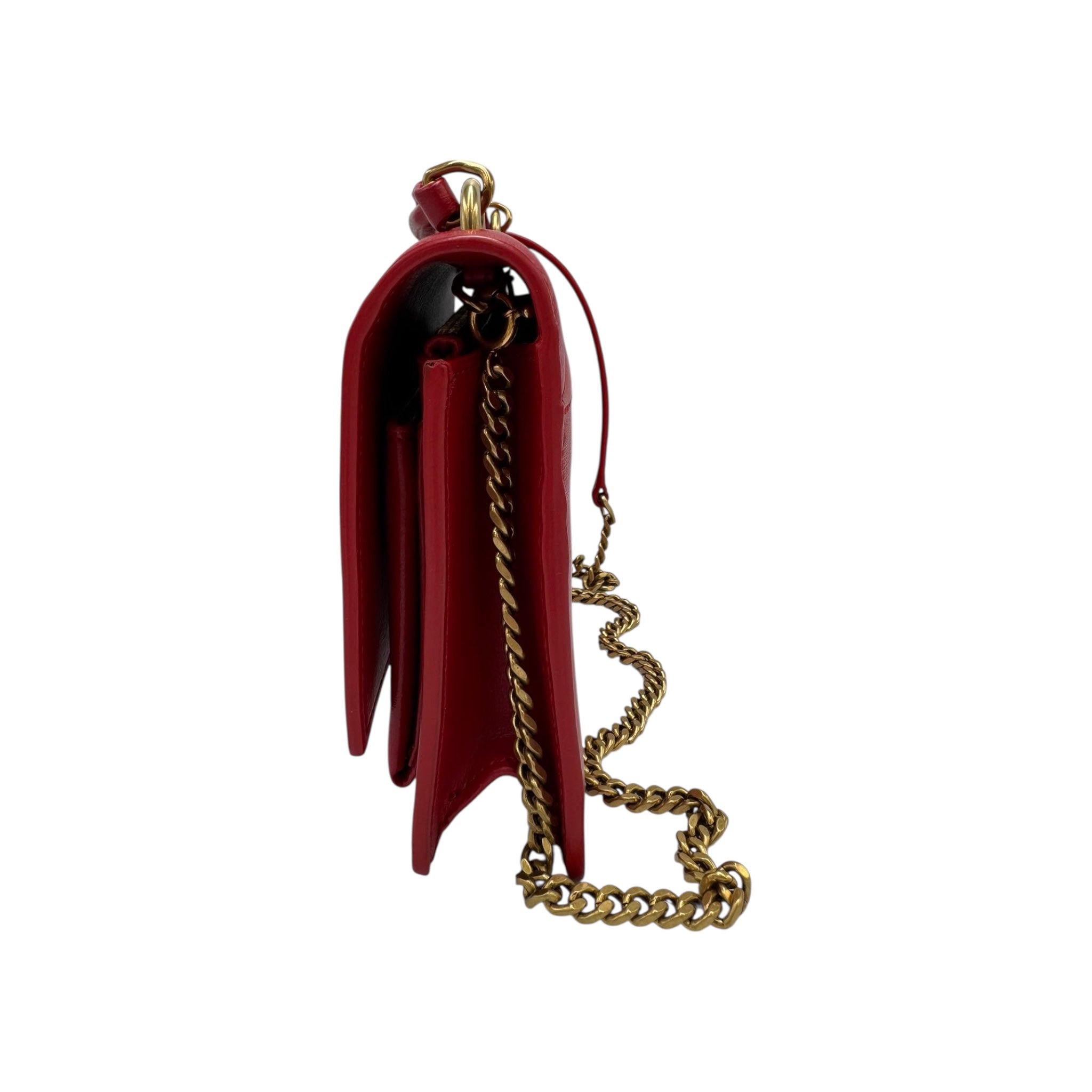 Yves Saint Laurent Kate Small Red Calfskin