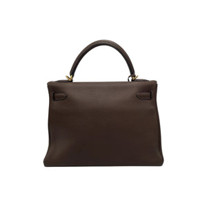 Hermès Kelly 30 Brown Togo Gold