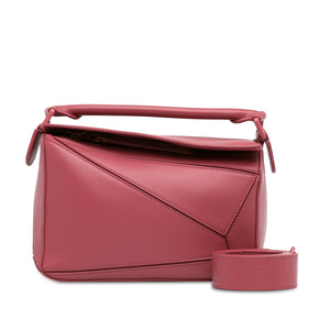 Loewe Puzzle Bag Small Pink Calfskin