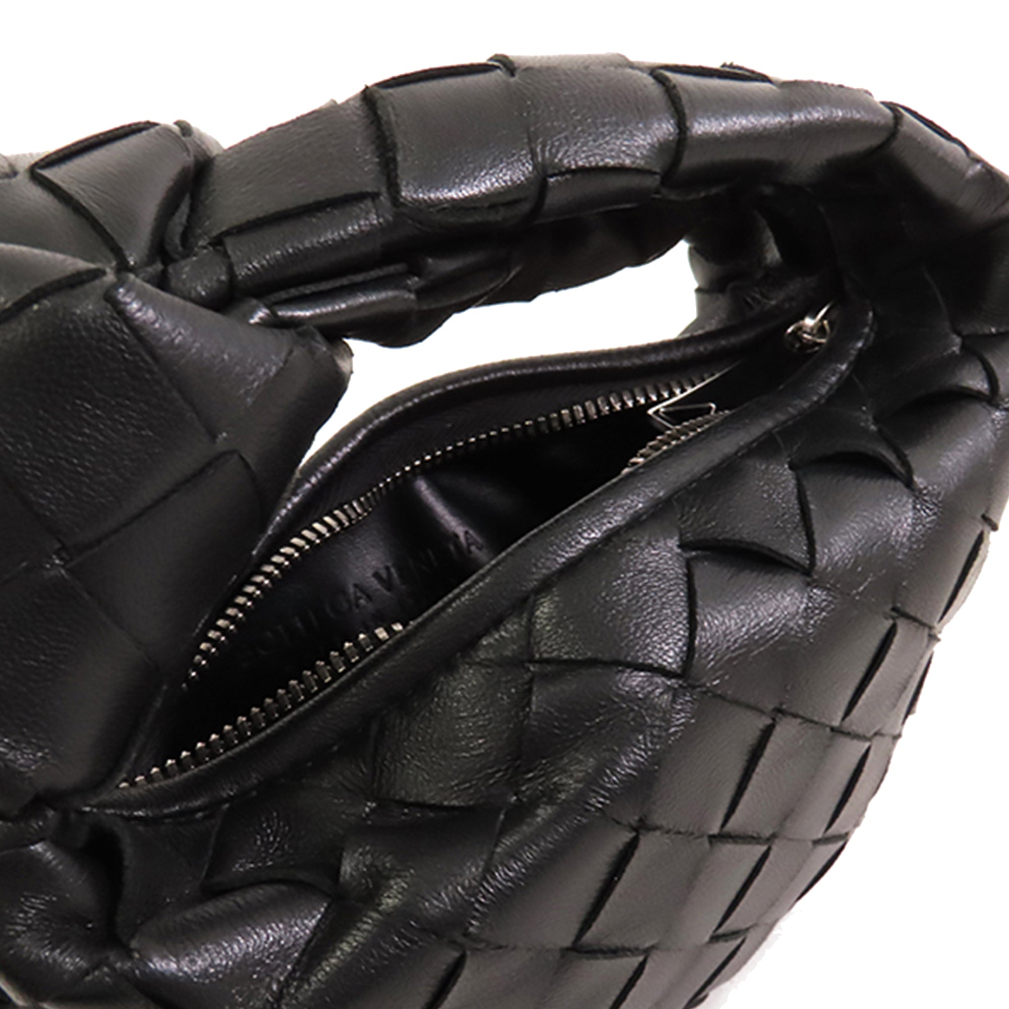 Bottega Veneta Jodie Mini Black Intrecciato