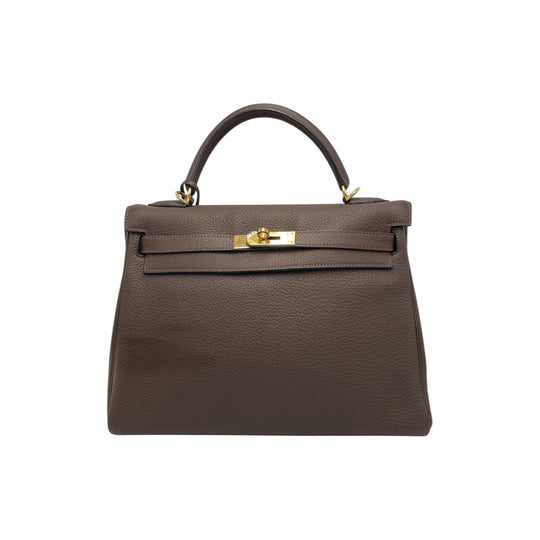Hermès Kelly 30 Brown Togo Gold