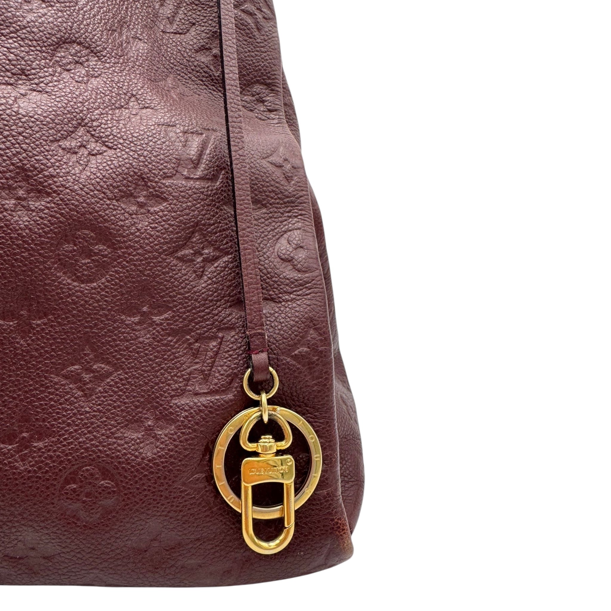 Louis Vuitton Artsy MM Aurore Red Monogram Empreinte