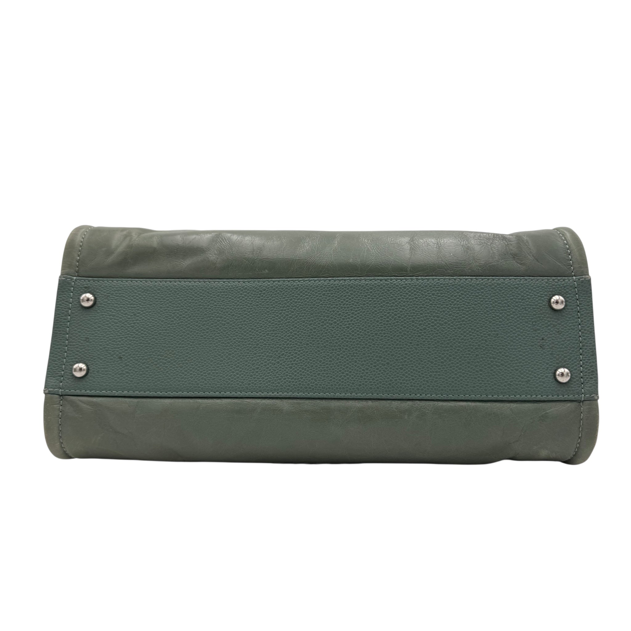 Chanel Tote Bag Black Coated Canvas