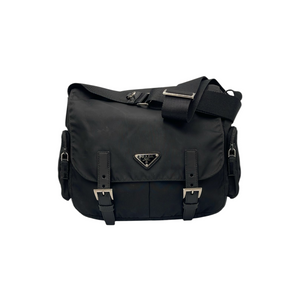 Prada Crossbody Bag Black TessuTo