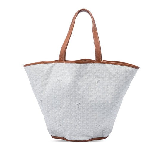 Goyard Belharra Tote White Coated Canvas