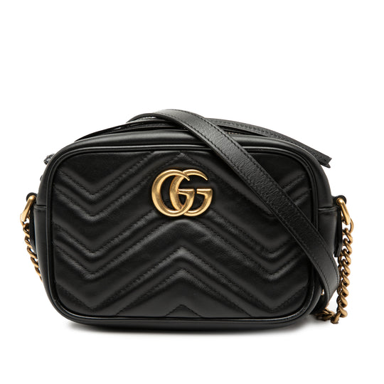 Gucci GG Marmont Mini Black Calfskin