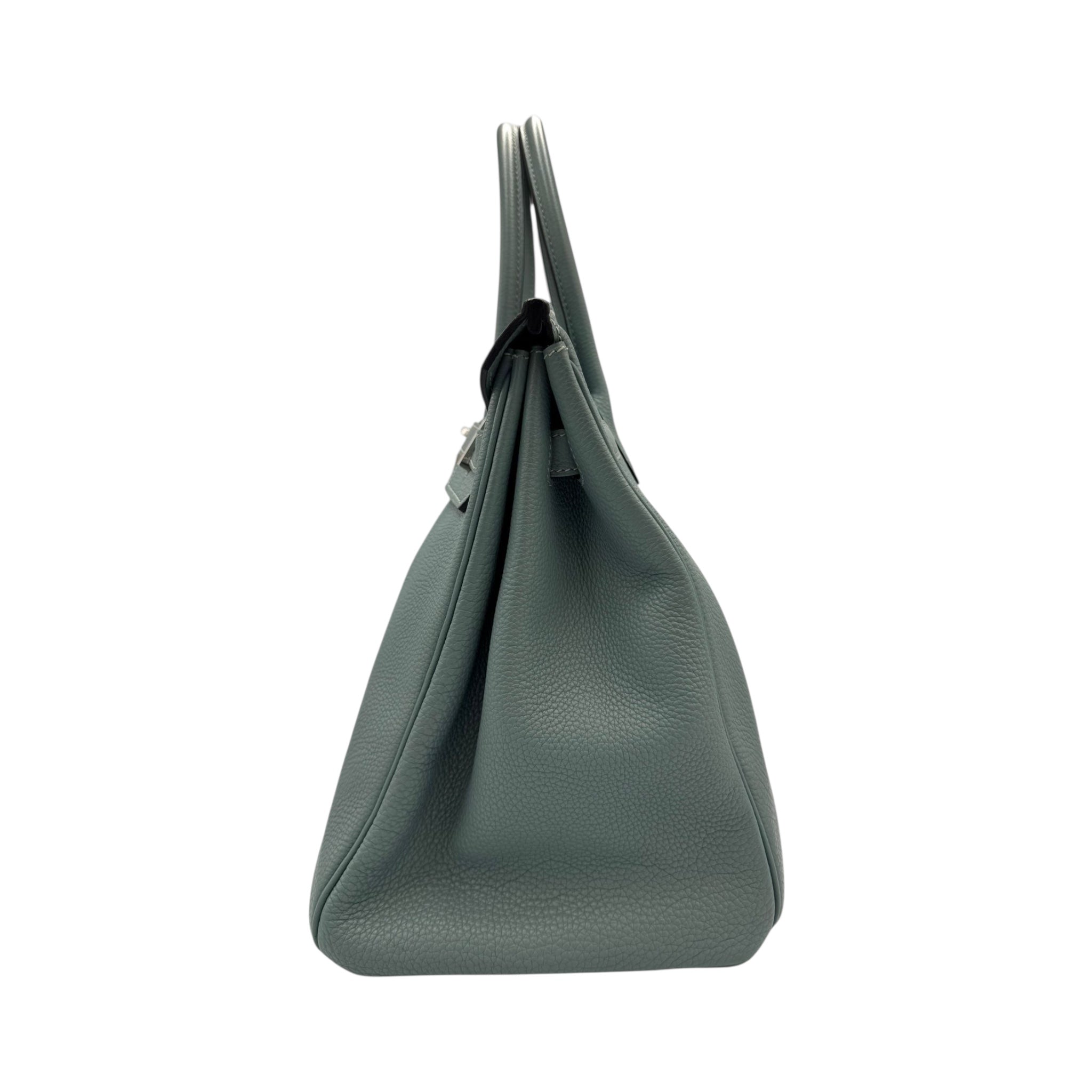 Hermès Birkin 35 Togo Bleu Lin Palladium