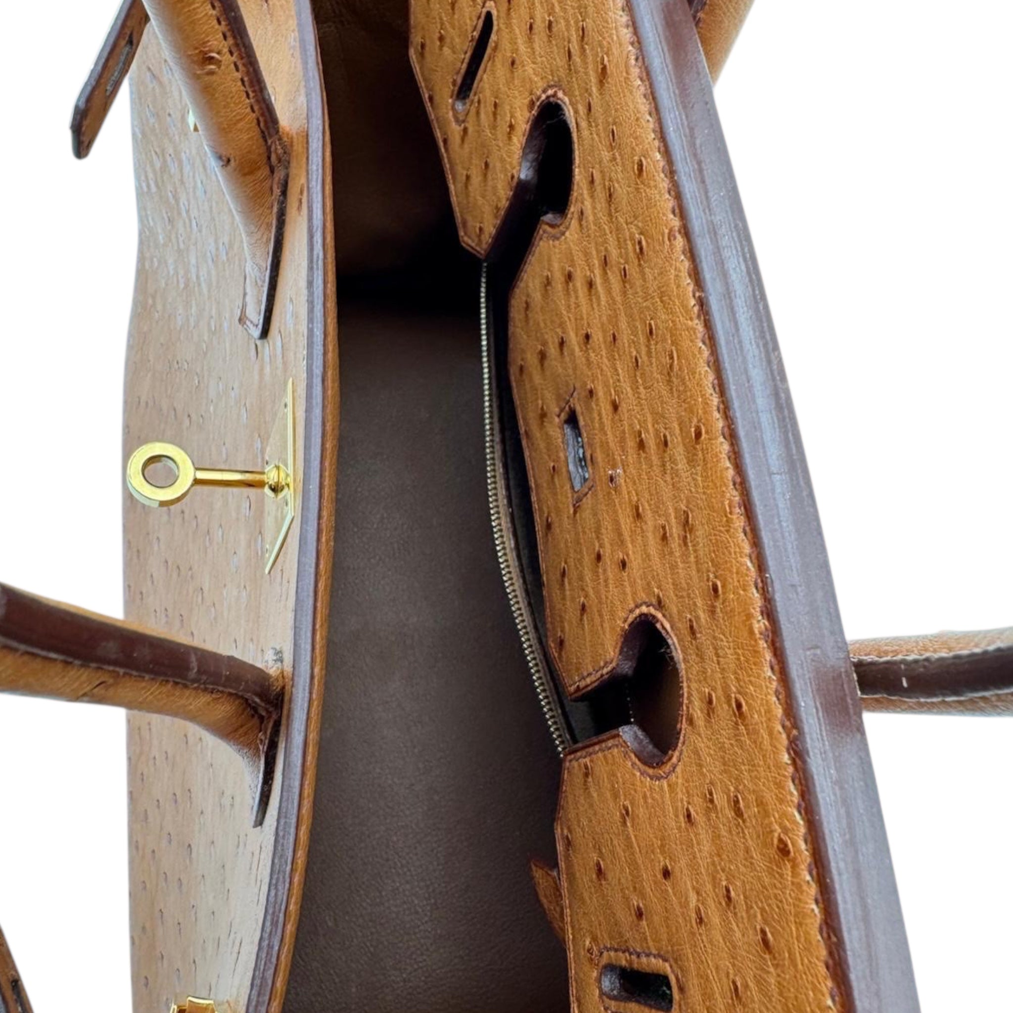 Hermès Birkin 30 Olive Vert Ostrich Palladium