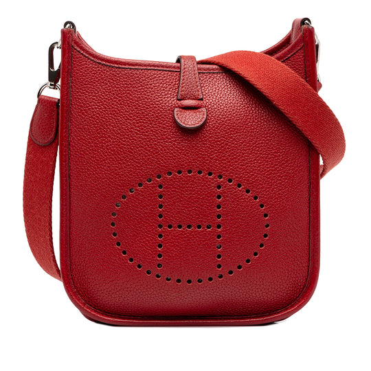 Hermès Evelyne TPM Rouge Casaque Clemence Leather