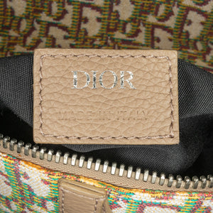 Dior Saddle Bag Multicolor Oblique Canvas