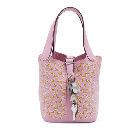 Hermès Picotin Lock 14 Micro Pink Swift Leather
