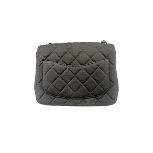 Chanel Classic Flap Mini Square Grey Jersey