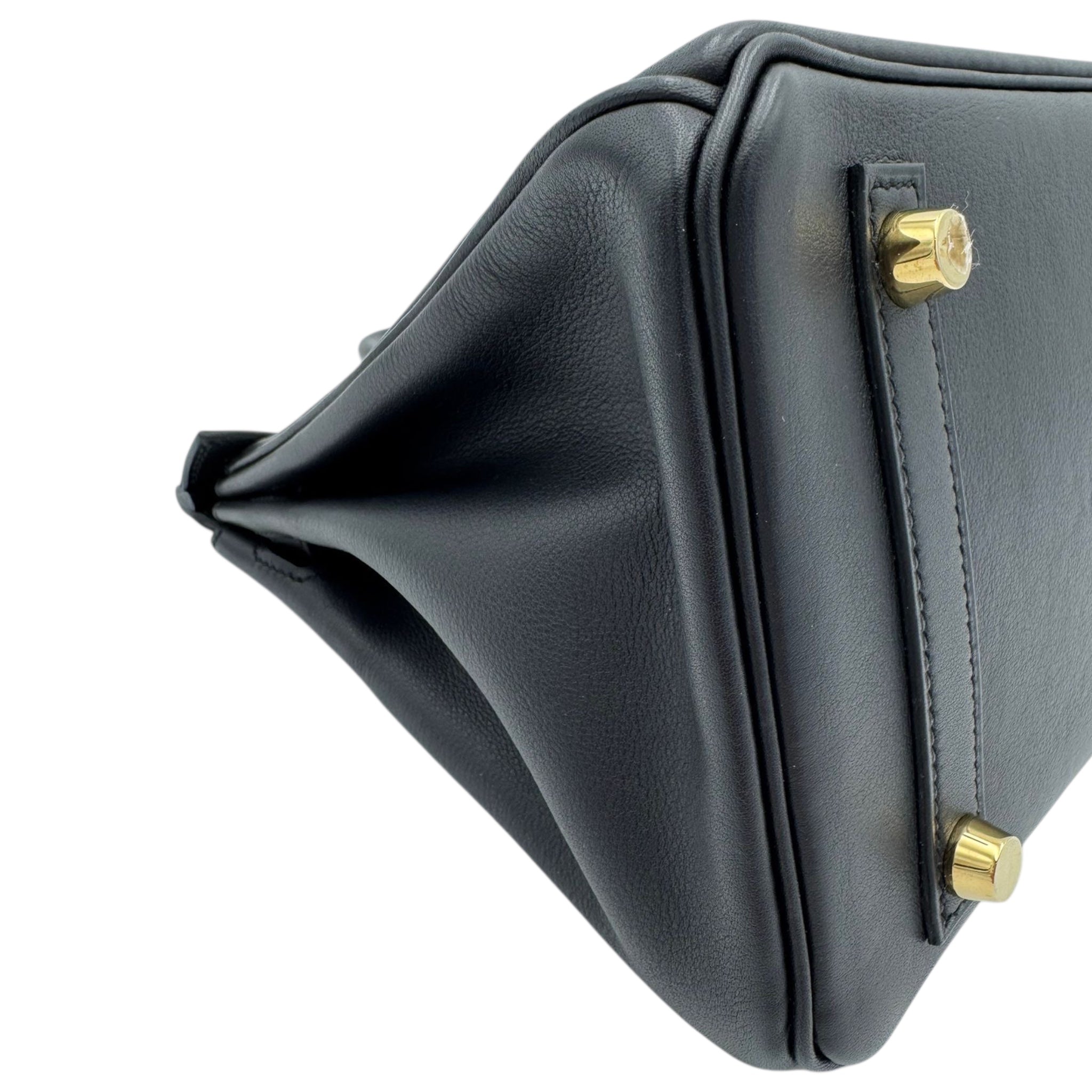 Hermès Birkin 25 Black Swift Gold