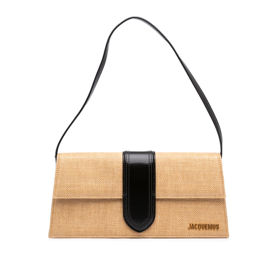 Jacquemus Le Bambino Long Beige Raffia