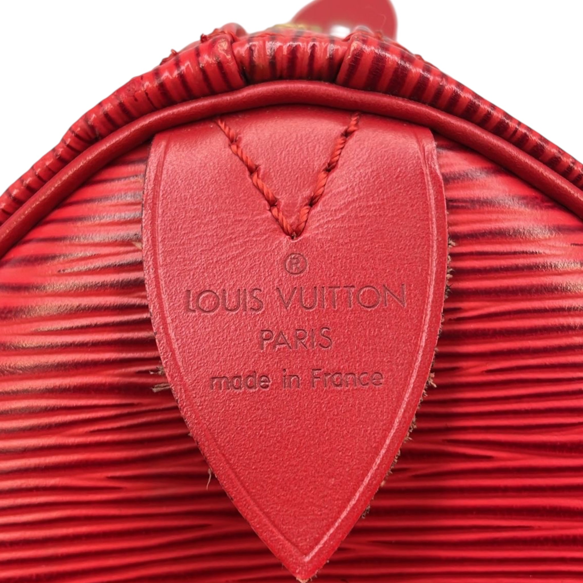 Louis Vuitton Speedy 25 Red Epi