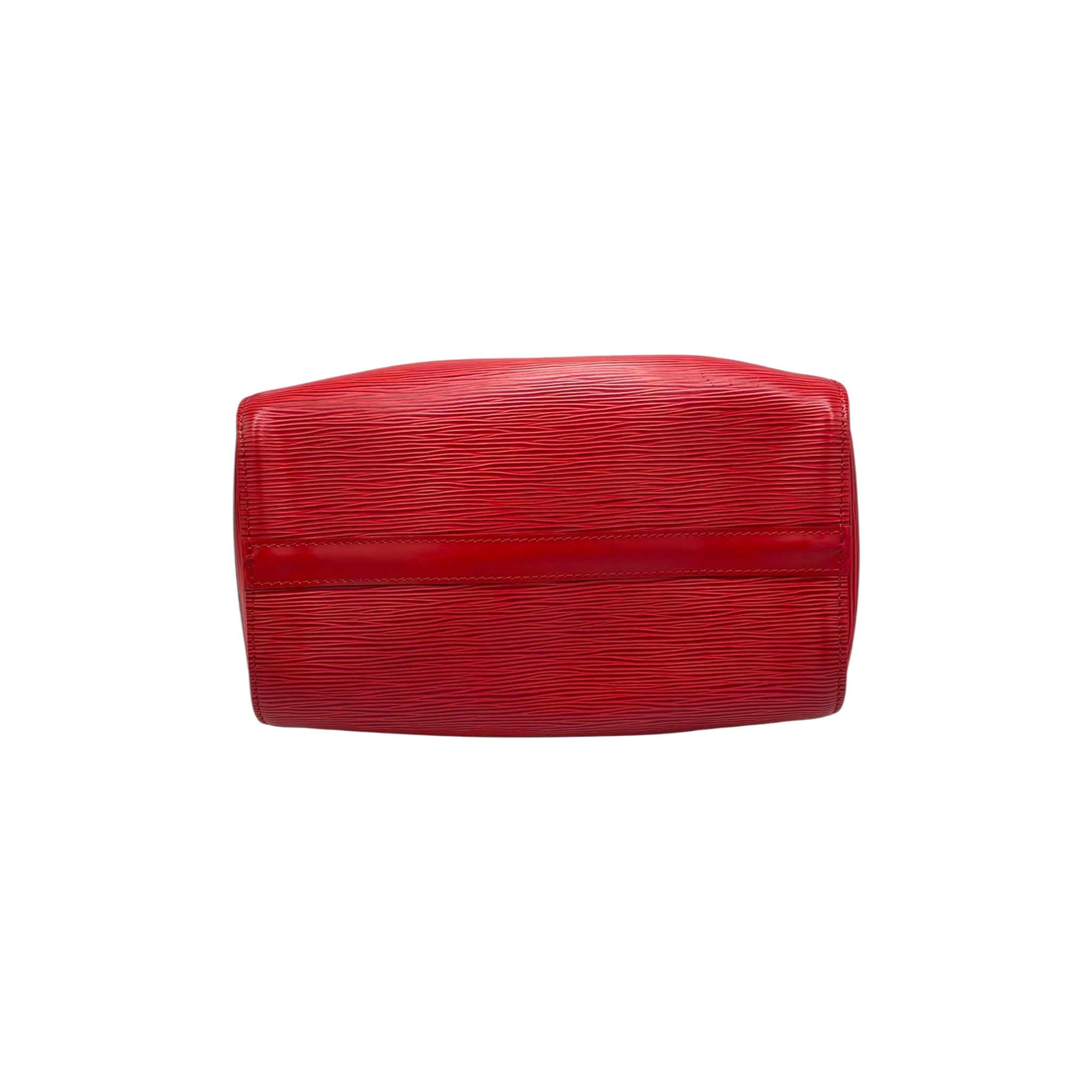 Louis Vuitton Speedy 25 Red Epi
