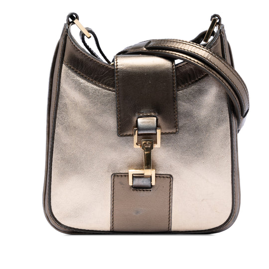 Gucci Jackie Crossbody Gold Calfskin