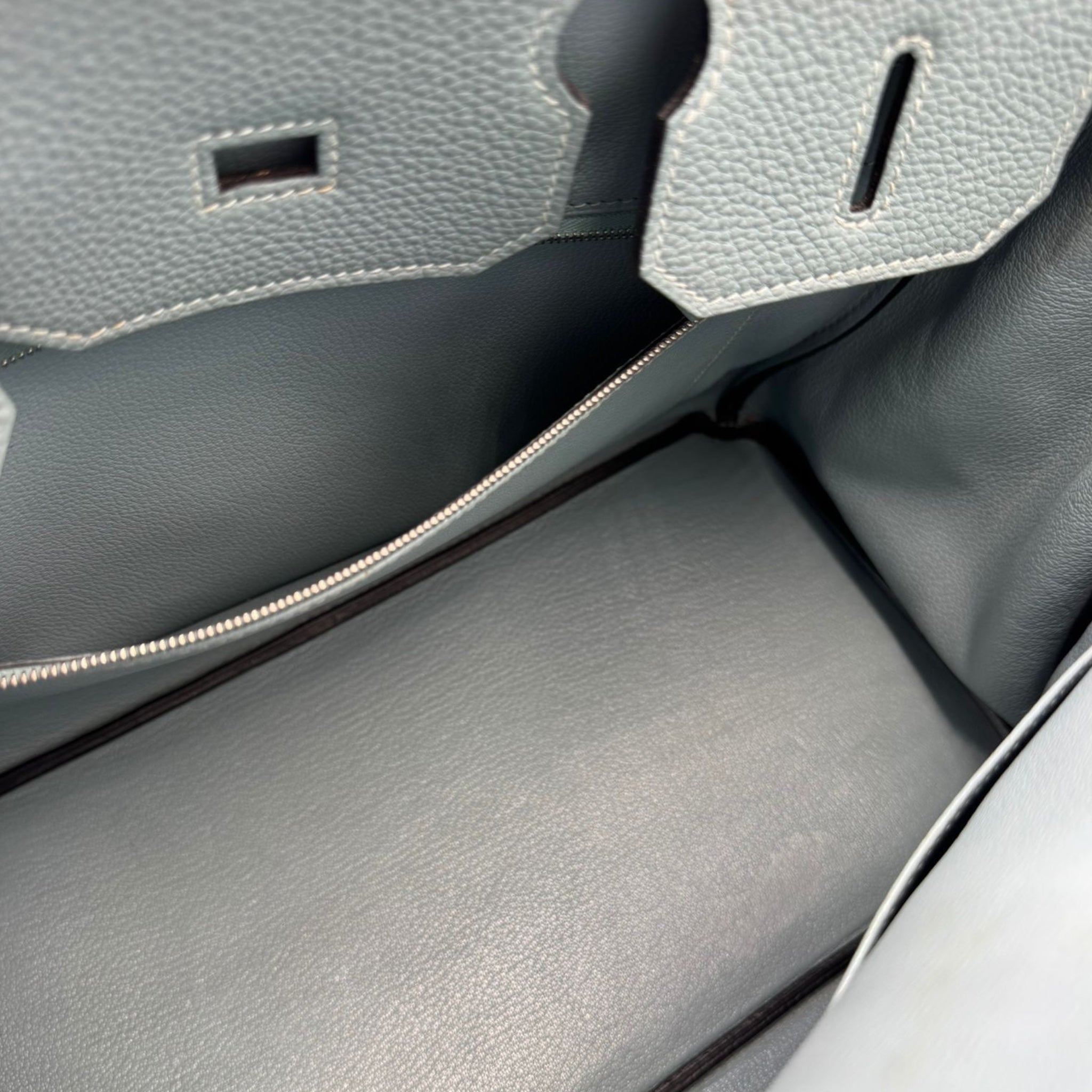 Hermès Birkin 35 Togo Bleu Lin Palladium