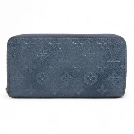 Louis Vuitton Empreinte Zippy Wallet Metallic Blue