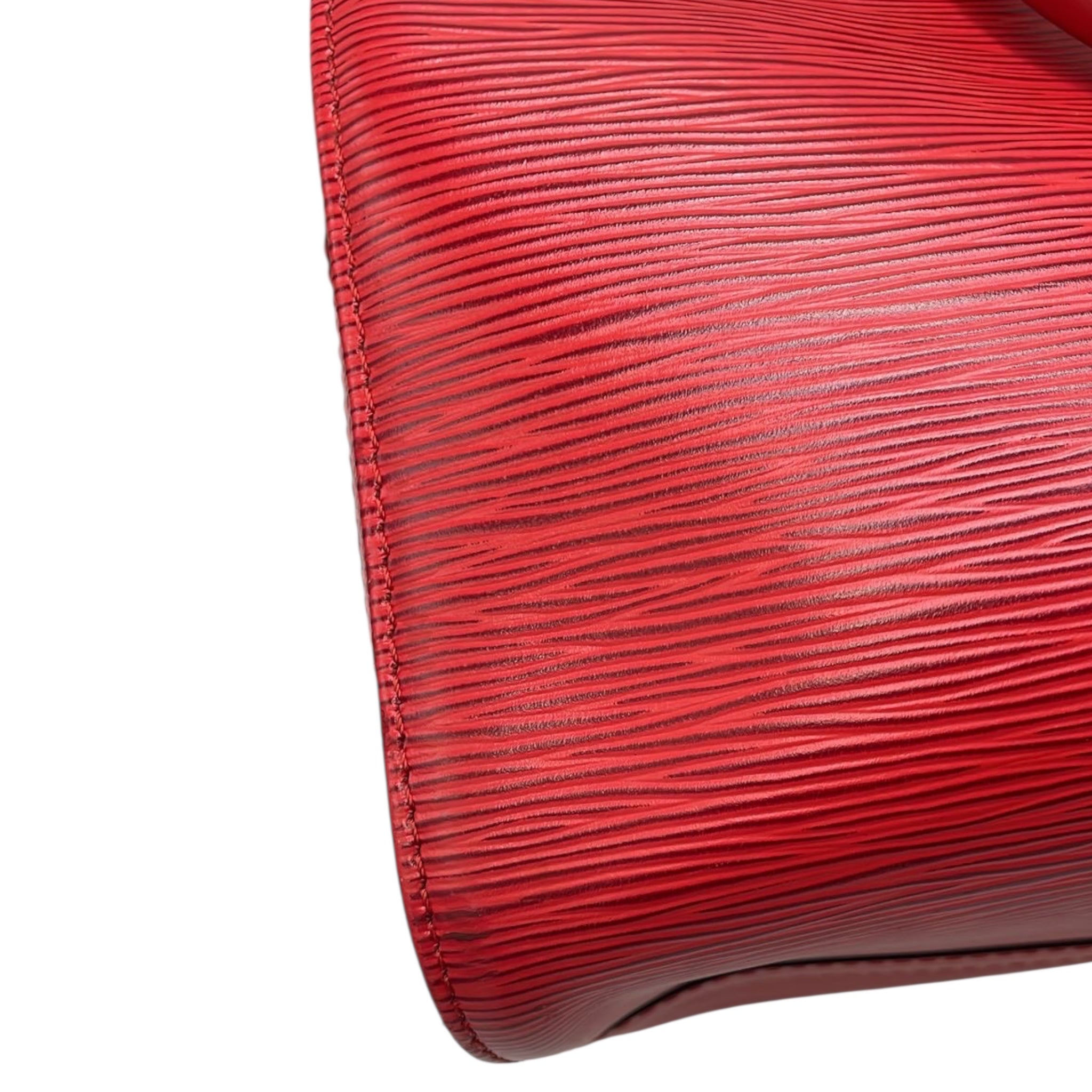 Louis Vuitton Speedy 25 Red Epi