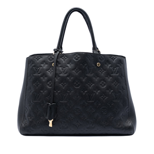 Louis Vuitton Montaigne MM Black Monogram Empreinte